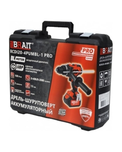 Купить Аккумуляторная дрель BRAIT BCDI20-4PUMBL PRO 21.01.202.101  в E-mobi