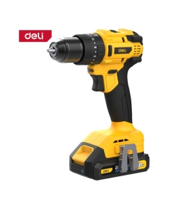 Купить Дрель-шуруповерт аккумуляторная ударная DELI DC150 2 акб, 20В х 2Ач, ЗУ, 50Нм, сумка 168771  в E-mobi