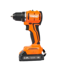 Купить Дрель аккумуляторная Спец БДА-12-Б, (бесщеточный двигатель) 3Д логотип, нов.дизайн, 12В,2аккум 2,0Ач, Ли-Ион, 0-450/0-1450об/мин,30Нм,реверс,регулир.момента, подсветка, зарядка 2 СПЕЦ-4121  в E-mobi