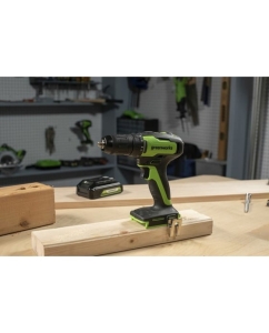 Купить Аккумуляторная дрель-шуруповерт GreenWorks GD24DD35 3704007  в E-mobi