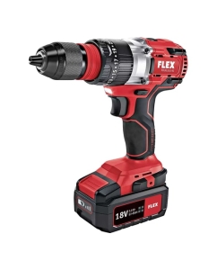 Купить Двухскоростная аккумуляторная ударная дрель-шуруповерт FLEX PD 2G 18.0-EC/5.0 Set 18.0 В 504904  в E-mobi