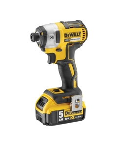Купить Аккумуляторный шуруповерт DEWALT DCF887P2, 18 В, 205 Нм, 3800 уд/мин, с 2 АКБ 5 Ач и ЗУ, в кейсе DCF887P2-QW  в E-mobi