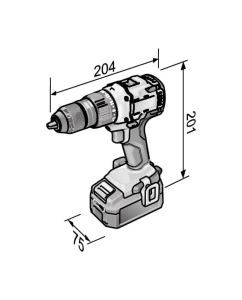 Купить Двухскоростная аккумуляторная дрель-шуруповерт FLEX DD 2G 18.0-EC C 491225  в E-mobi
