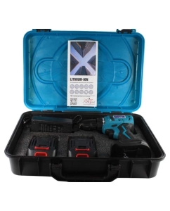 Купить Аккумуляторная бесщеточная дрель-шуруповерт AktiTool cd20g-br в кейсе 20 В, li-ion аккум. 2 шт. 20 101215  в E-mobi