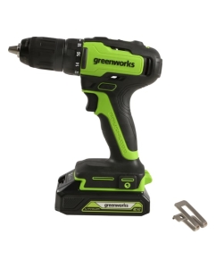 Купить Аккумуляторная дрель-шуруповерт GreenWorks GD24DD35K2 3704007UA  в E-mobi