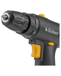Купить Дрель-шуруповерт аккумуляторная Kolner KCD 12/2L 12В, 2 скорости, АКБ - 2 шт, 2.0Ач, ЗУ, 25Нм 8020100302  в E-mobi
