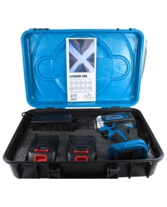 Купить Аккумуляторная дрель-шуруповерт AktiTool cd20g в кейсе, 20 В, 2 li-ion аккум. 1500 mah 101208  в E-mobi