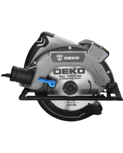 Купить Дисковая (циркулярная) пила DEKO CSDK-1800 PRO, 1800Вт, 190мм диск поддержание оборотов, плавный пуск 085-1152  в E-mobi