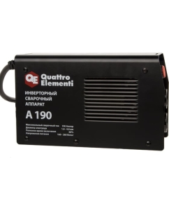 Купить Инверторный аппарат электродной сварки QUATTRO ELEMENTI A 190 248-528  в E-mobi
