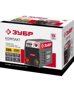 Купить Инверторный сварочный аппарат Зубр 220 А, СА-220К  в E-mobi