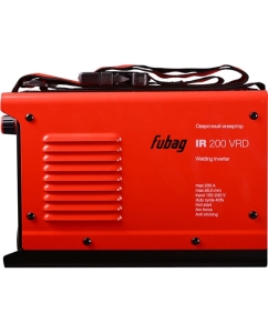 Купить Инвертор MMA сварки FUBAG IR 200 VRD сварочный ток 200 А, рабочее напряжение 150-240 В 41328  в E-mobi