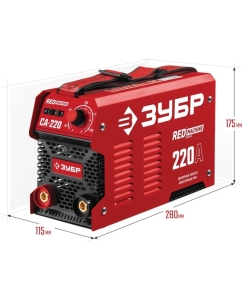 Купить Инверторный сварочный аппарат Зубр 220 А, СА-220  в E-mobi