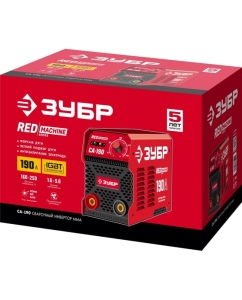 Купить Инверторный сварочный аппарат Зубр 190 А, СА-190  в E-mobi