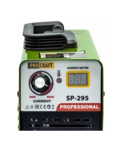 Купить Сварочный аппарат инверторный PROCRAFT 5кВт, 20-250А, ММА/LIFT-TIG SP-295 BMC  в E-mobi