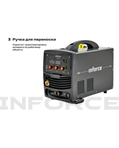 Купить Сварочный полуавтомат-инвертор (160 A; EURO; ПВ 75%) Inforce MIG-160 04-08-01  в E-mobi