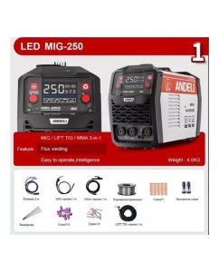 Купить Сварочный аппарат ANDELI MIG-250А LED ADL20-702A  в E-mobi
