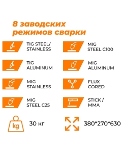Купить Сварочный полуавтомат EVERLAST lightning mts 225 (mig/tig/stick) 2EV225MTS  в E-mobi