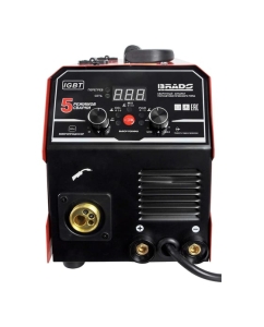Купить Полуавтомат сварочный BRADO MIG/MMA-220L-22 220А, микропроцессор, MIG/FLUX/MMA/TIG, еврорукав 3 м 00-00023969  в E-mobi