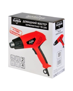 Купить Термопистолет Elitech домашний мастер тв 180 202425  в E-mobi