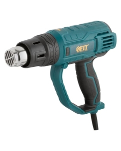 Купить Технический фен FIT 2000 Вт, 350/600 C, 300/500 л/мин, резиновая накладка, коробка 80612  в E-mobi