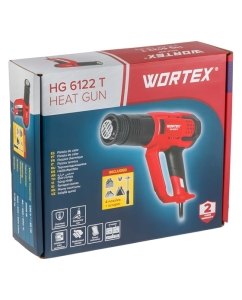 Купить Термовоздуходувка WORTEX HG 6122 T в кор. + набор сопл 2000 Вт, 3 режима., 60-600 С 1334741  в E-mobi