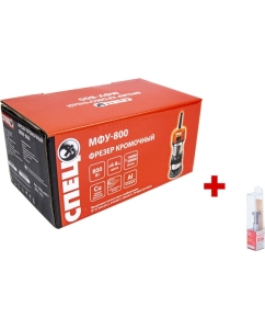 Купить Кромочный набор фрезер СПЕЦ МФУ-800, 800 Вт, фреза пазовая Т-образная 12,7x13 мм, хвостовик 8 мм СПЕЦ-4077/1411600  в E-mobi