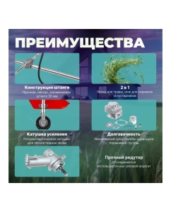 Купить Мотокоса ECO Power GTP-250S EC1515-3  в E-mobi