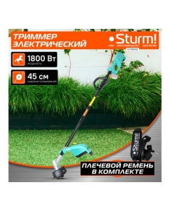 Купить Электротриммер Sturm 1800 Вт, метал. вал, D-образная рукоятка, нож/леска GT1800D  в E-mobi
