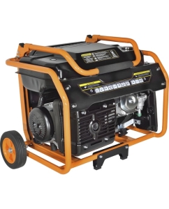 Купить Генератор CARVER PPG- 8000ЕM бензин LT-190F, 6,0/6,5кВт, 220В, бак 33 л, электростартер, колеса. медь 01.020.00030  в E-mobi