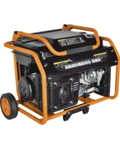 Купить Генератор CARVER PPG-10000ЕM бензин LT-192FA, 7,0/7,5кВт, 220В, бак 33 л,электростартер, колеса, медь 01.020.00031  в E-mobi