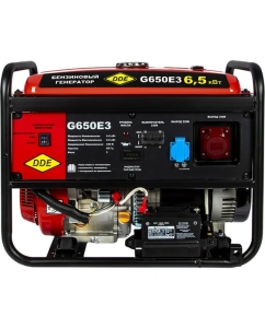 Купить Бензиновый генератор DDE G650E3 917-446  в E-mobi