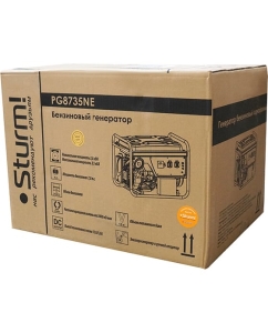 Купить Бензогенератор Sturm 3500 ВА, AVR (Авто. Рег.Напр.), эл/ручн старт, 44 кг, бак 15л PG8735NE  в E-mobi