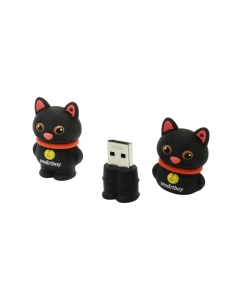 Купить Флешка SmartBuy Wild 32ГБ Black (SB32GBCatK)  в E-mobi