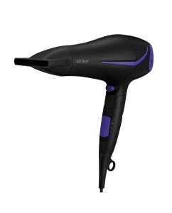 Купить Фен Kitfort КТ-3230-1 2200 Вт фиолетовый, черный в E-mobi