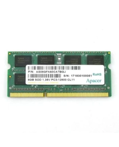 Купить Оперативная память Apacer 8Gb DDR-III 1600MHz SO-DIMM (AS08GFA60CATBGJ) в E-mobi