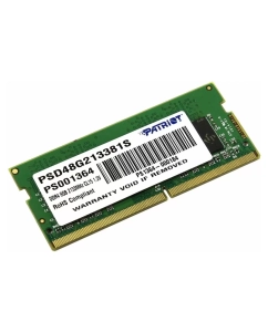 Купить Оперативная память Patriot SL DDR4, 8 Gb, 2133MHZ, SODIMM, PSD48G213381S в E-mobi
