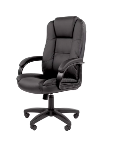 Купить Компьютерное кресло Chairman 600 LT экокожа, черный  в E-mobi