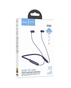 Купить Беспроводные наушники Hoco ES64 Blue, Navy (ES64 Navy Blue)  в E-mobi