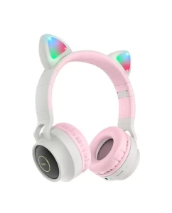 Купить Беспроводные наушники Hoco W27 Cat Ear Pink  в E-mobi
