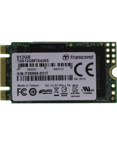 Купить SSD накопитель Transcend MTS430S M.2 2242 512 ГБ (TS512GMTS430S) в E-mobi