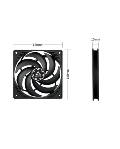 Купить Корпусной вентилятор ARCTIC P12 Slim PWM PST 3pc (ACFAN00275A)  в E-mobi