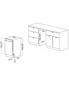 Купить Встраиваемая посудомоечная машина Korting KDI 45488  в E-mobi