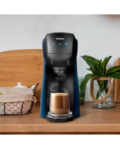 Купить Кофемашина капсульного типа Kitfort КТ-7462 черный  в E-mobi