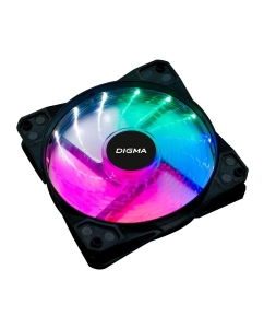 Купить Вентилятор Digma DFAN-FRGB2 3-pin, 4-pinMolex24dB, 160gr, LED, Ret  в E-mobi
