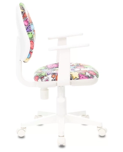 Купить Кресло детское Бюрократ Ch-w356axsn мультиколор, ткань, пластик, CH-W356AXSN/MASKARAD  в E-mobi
