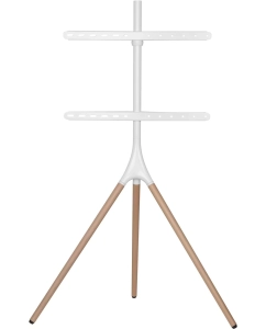 Купить Подставка для телевизора Cactus CS-ST1246WTBCH, 45-65", напольный, белый  в E-mobi