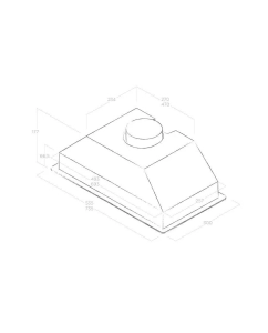 Купить Вытяжка встраиваемая Elica Era C BL/A/52 черный  в E-mobi