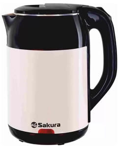 Купить Чайник электрический SAKURA SA-2168BW 1.8 л белый, черный в E-mobi