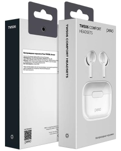 Купить Беспроводные наушники PERO TWS06 White  в E-mobi