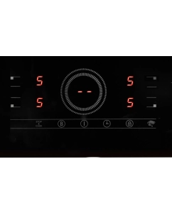 Купить Встраиваемая варочная панель электрическая Delonghi ELETTRA 1B0P CR черный  в E-mobi